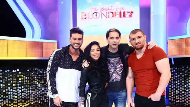 FOTO. Dorian Popa, Ruby, Cătălin Moroșanu fac echipă, la “Te pui cu blondele?”