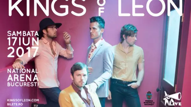 Trupa Kings Of Leon cântă pentru prima oară în România