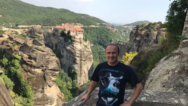 Grig Chiroiu a fost pentru prima dată în Grecia. A vizitat Salonic, Meteora, Atena și 3 insule