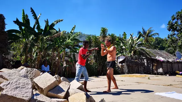 Ionuț Iftimoaie, antrenor de kickboxing în Madagascar