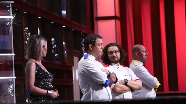 Chef Cătălin Scărlătescu a pierdut primul concurent din echipa galbenă, aseară, la „Chefi la cuțite”