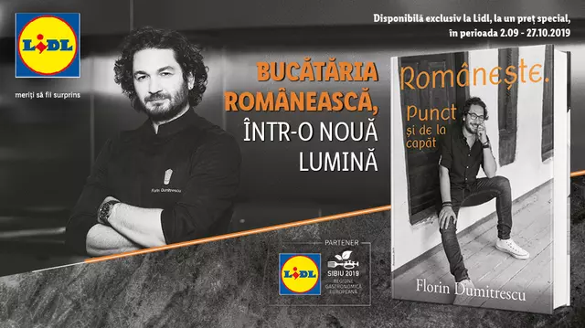 Chef Florin Dumitrescu lansează prima carte despre bucătăria românească modernă: „Românește. Punct și de la capăt”