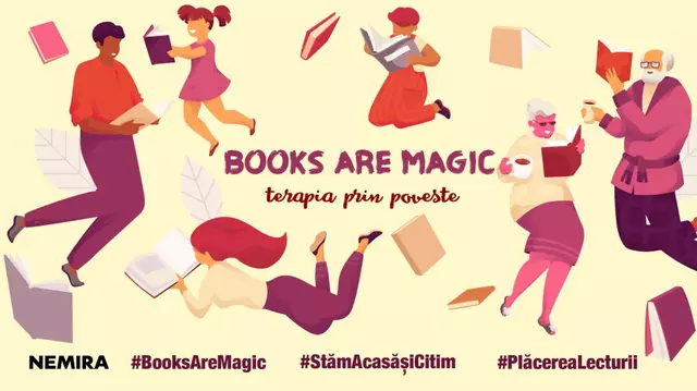 Campanie nouă de la Editura Nemira: „Books are magic – Terapia prin poveste”