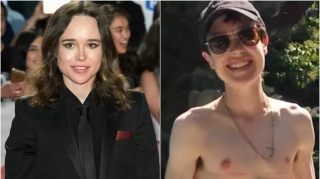 Elliot Page, primele imagini după operația de bust care i-a completat transformarea