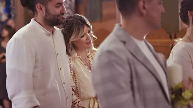 Cine sunt nașii fetiței lui Smiley și a Ginei Pistol. Noi imagini de la botezul micuței Josephine