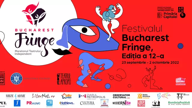 Începe Bucharest Fringe – Maratonul Teatrului Independent, ediția a 12-a: 10 zile, 33 de spectacole inovatoare, din țară și din străinătate