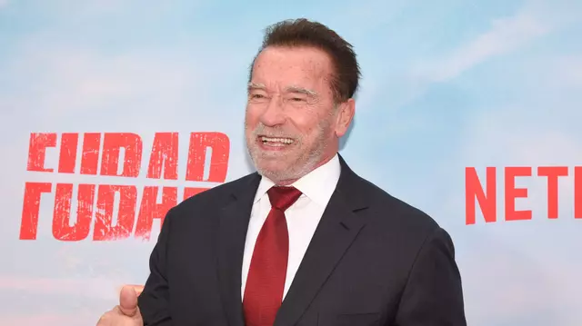 Arnold Schwarzenegger, alături de copiii lui pe covorul roșu. Cum l-a caracterizat fiul său, Joseph Baena