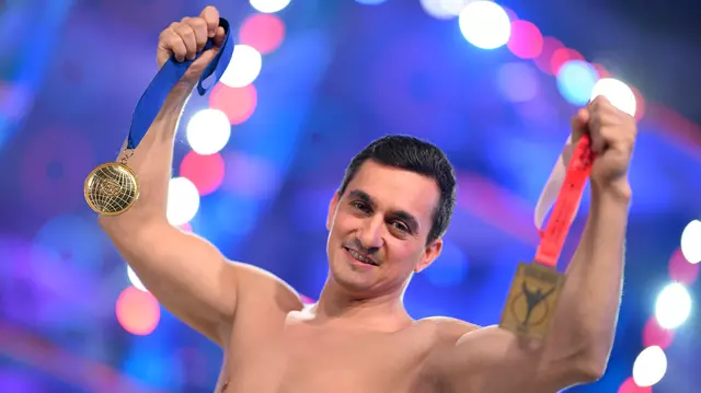 Marian Drăgulescu și-a înfruntat frica de înălțime la „Splash! Vedete la apă”. Cine l-a susținut din culise