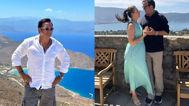 Daniel Buzdugan, vacanță de vis în Grecia cu întreaga familie. Cum arată soția prezentatorului: „Lumea pentru mine ești tu”