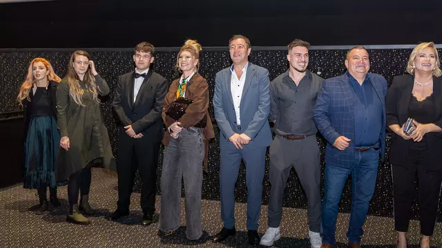 Moment emoționant în amintirea lui Silviu Prigoană la avanpremiera „Transilvanian Ninja”. Ce rol are în film fiul cel mic al afaceristului