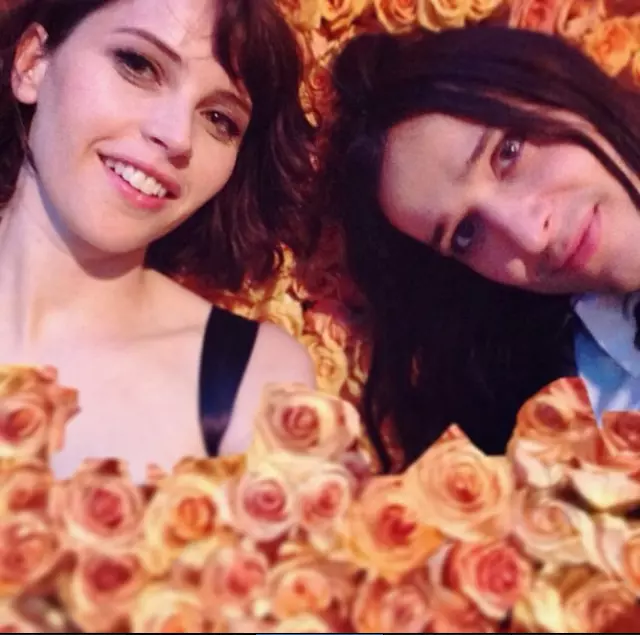 Olivier Theyskens si Felicity Jones