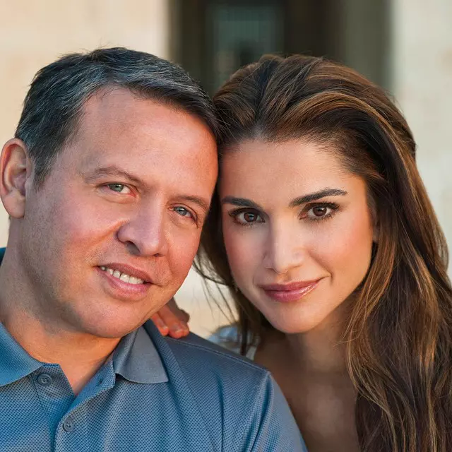 Regina Rania a Iordaniei și Regele Abdullah II bin al-Hussein
