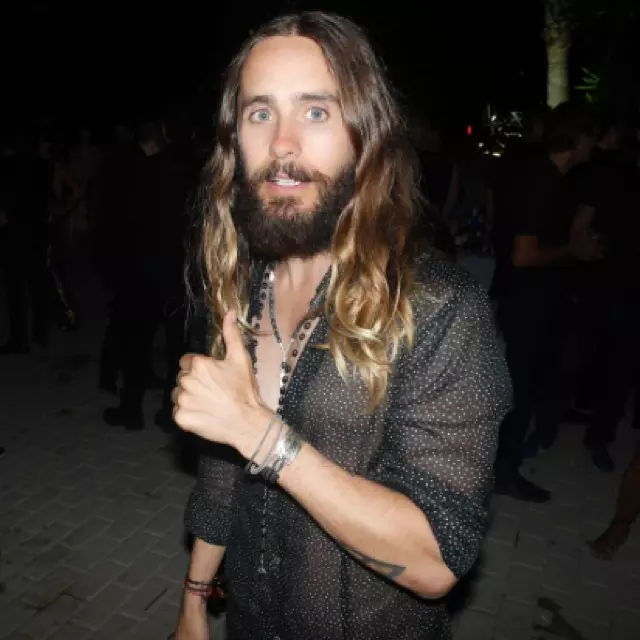 De la petrecere nu a lipsit Jared Leto