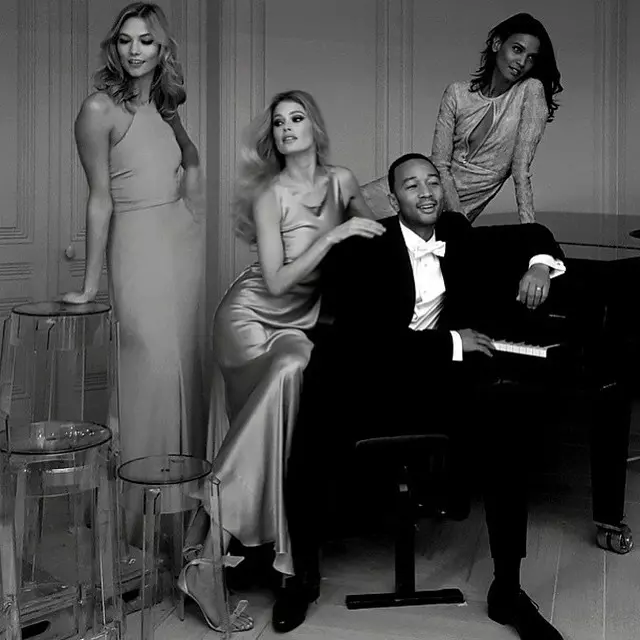 Karlie Kloss, Doutzen Kroes, Liya Kebede si John Legend