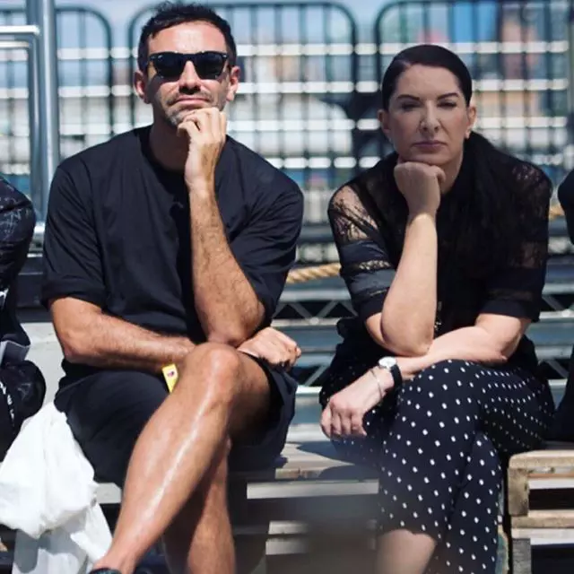 Riccardo Tisci si Marina Abramovic