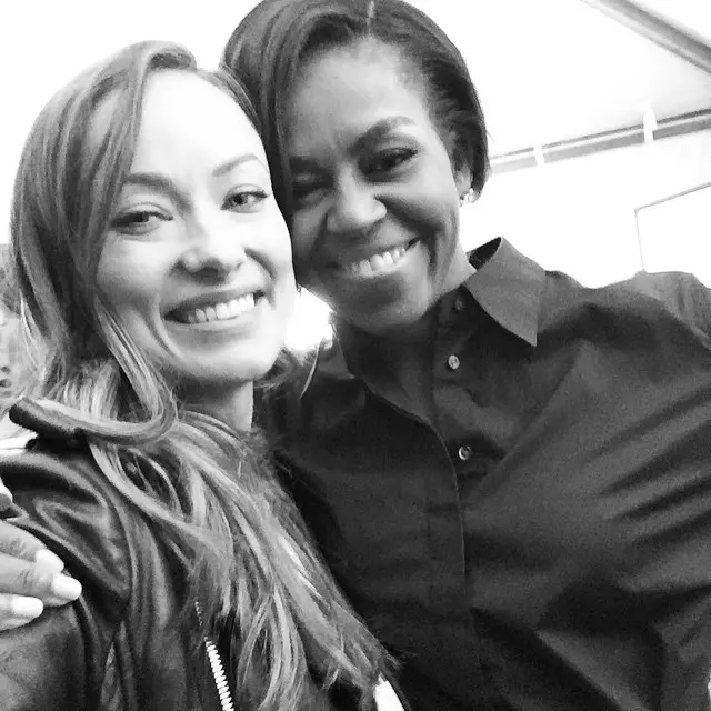 Olivia Wilde si Michelle Obama
