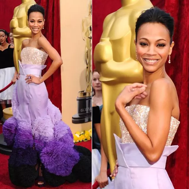 Rochia Givenchy a lui Zoe Saldana, 2010