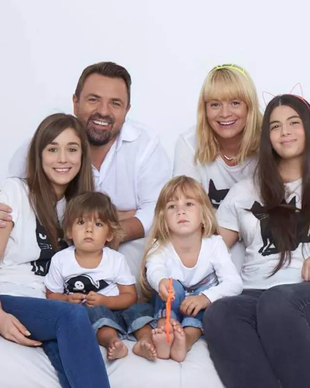 Horia Brenciu si familia lui