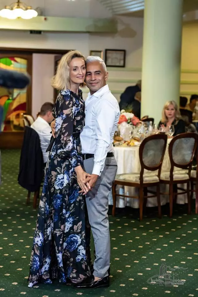 Wilmark Rizzo Hernandez și soția lui Ioana