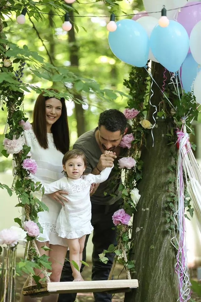 Anca si Stefan Lungu alaturi de Natalia