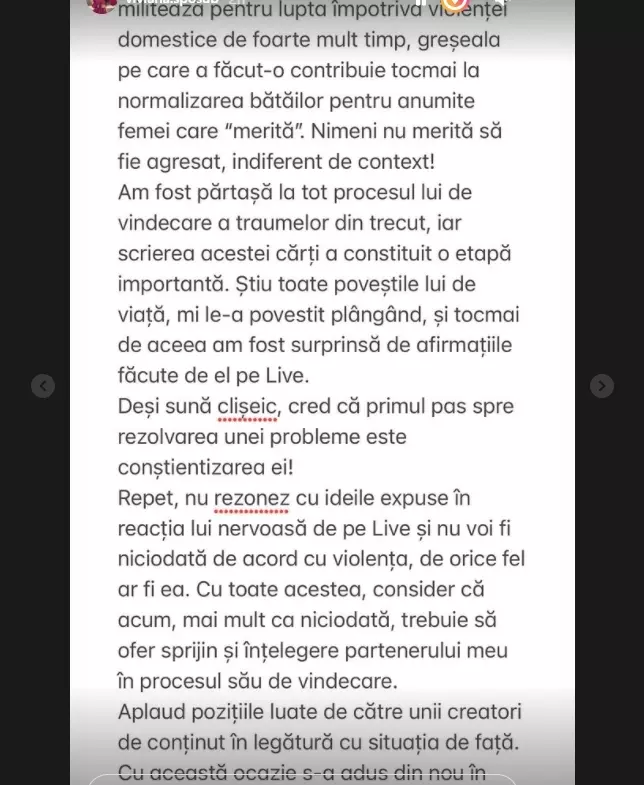 Viviana Sposub reacție