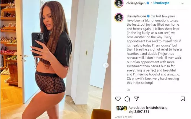 Chrissy-Teigen-pregnant
