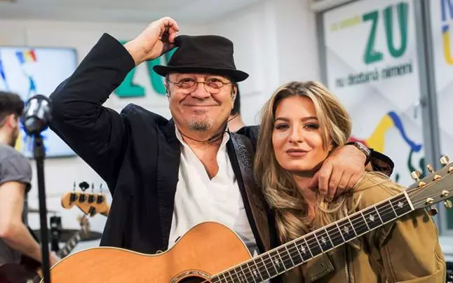 Mircea Baniciu si fiica sa