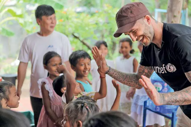 David Beckham, ambasador UNICEF