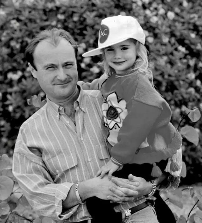 Lily Collins și Phil Collins