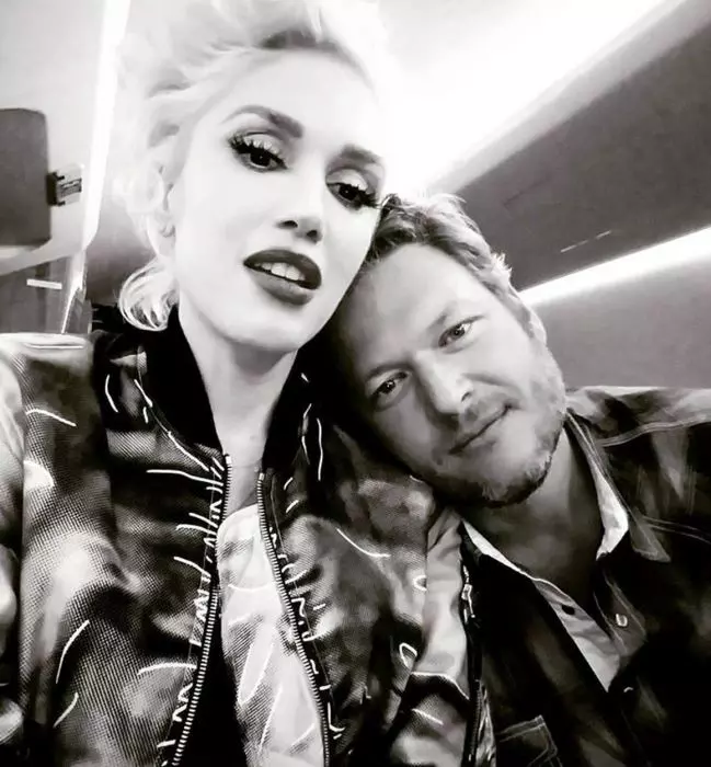 Gwen Stefani cu Blake Shelton