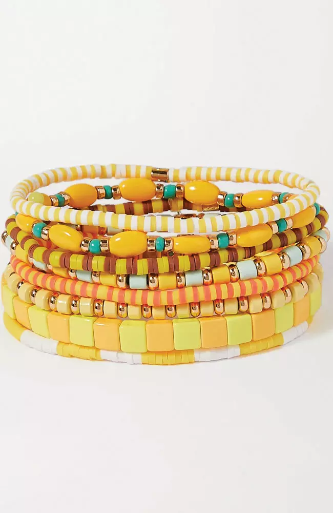 Brățări din mărgele, Roxanne Assoulin, 789 lei, www.net-a-porter.com