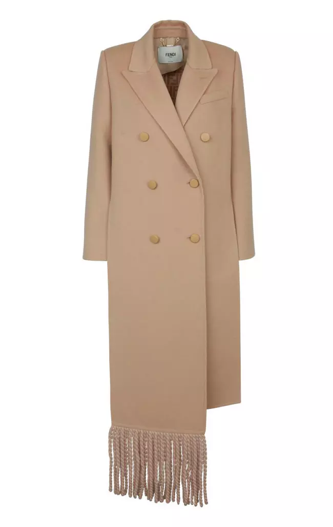 Palton din lână, Fendi, 2.056,32 euro, www.cettire.com