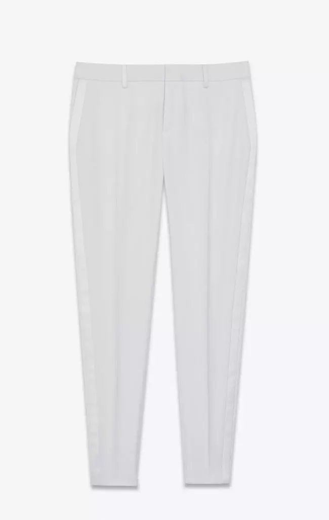 Pantaloni din lână, Saint Laurent, 950 euro