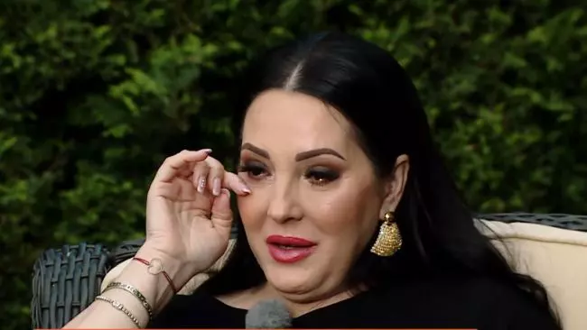 Angela Rusu in lacrimi