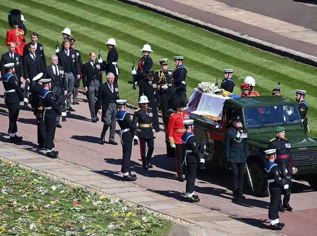 Funeraliile Prințului Philip în imagini
