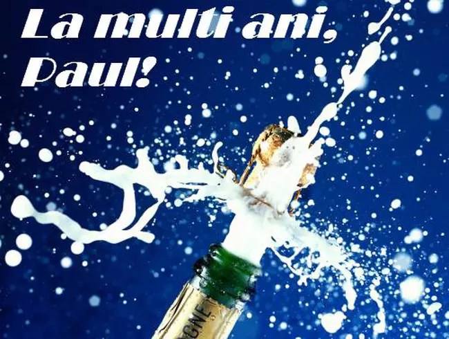 La multi ani, Paul!