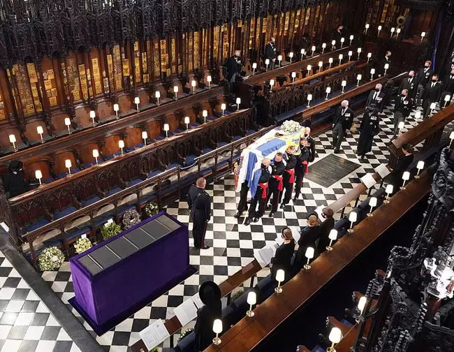 Funeraliile Prințului Philip în imagini