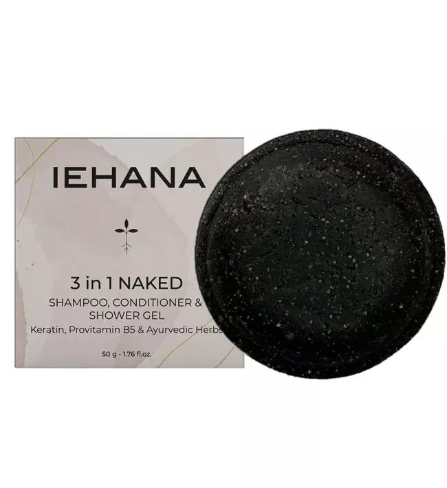 Șampon, balsam & gel de duș 3 în 1 NAKED, Iehana, 36 lei