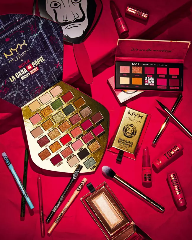 Colecția de machiaj NYX Professional Makeup x Casa de Papel