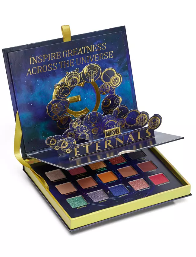 Paletă de farduri Marvel Eternals Eyeshadow Palette, Urban Decay, preț la cerere (exclusiv în magazinele Sephora)