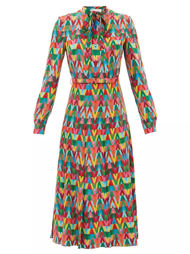 Rochie din mătase, Valentino, 8.315 lei
