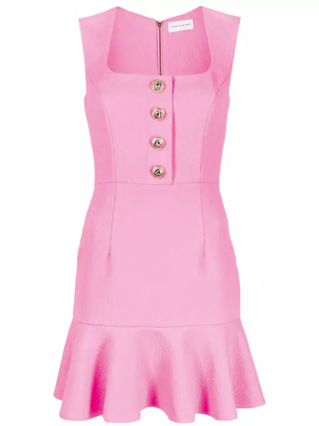 Rochie din poliester, Rebecca Vallance, 551 euro, www.farfetch.com
