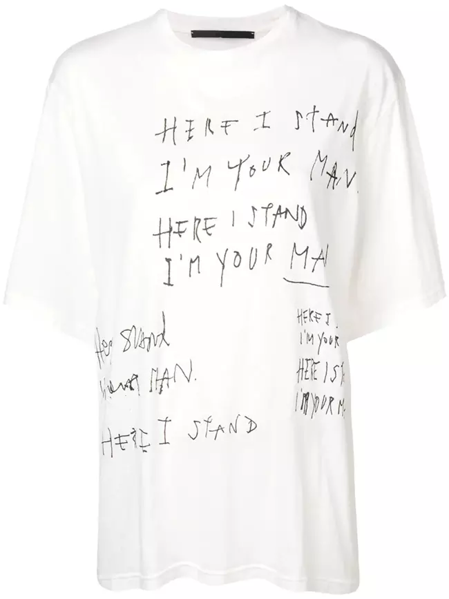 Tricou din bumbac, Haider Ackermann, 404 euro, www.farfetch.com