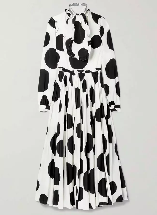 Rochie din poliester, Carolina Herrera, 2.115 euro, www.net-a-porter.com