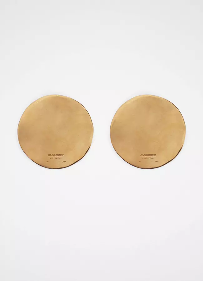 Cercei din argint, Jil Sander, 650 euro