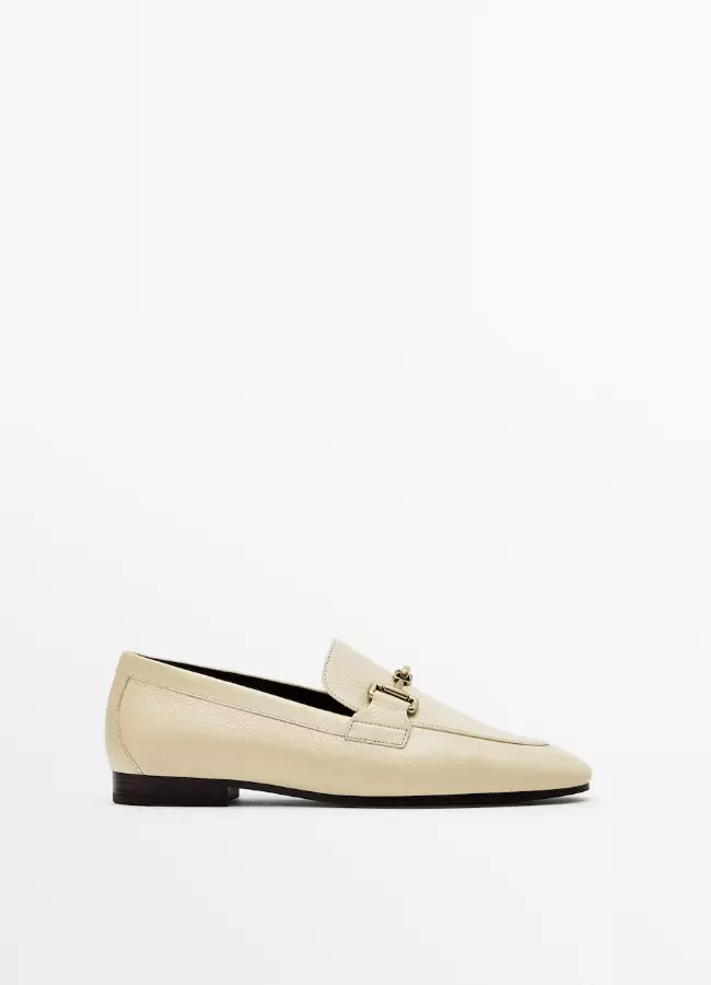 13. Mocasini din piele, Massimo Dutti, 499 lei