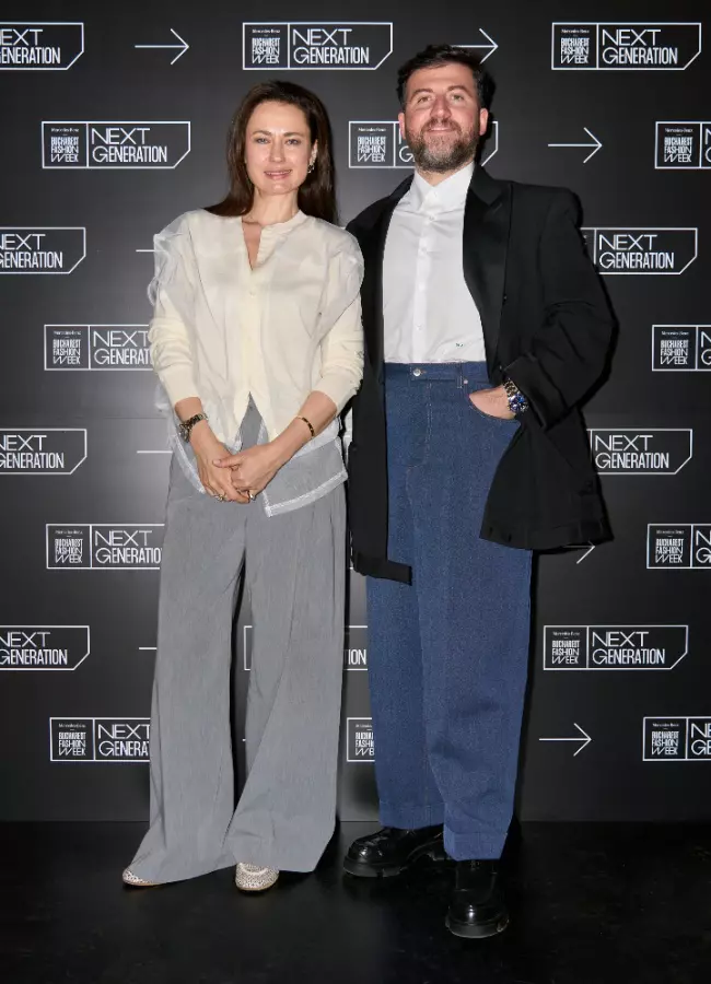 21. Roxana Voloșeniuc și Mario Antico, fondatorii MBBFW, la conferința Next Generation