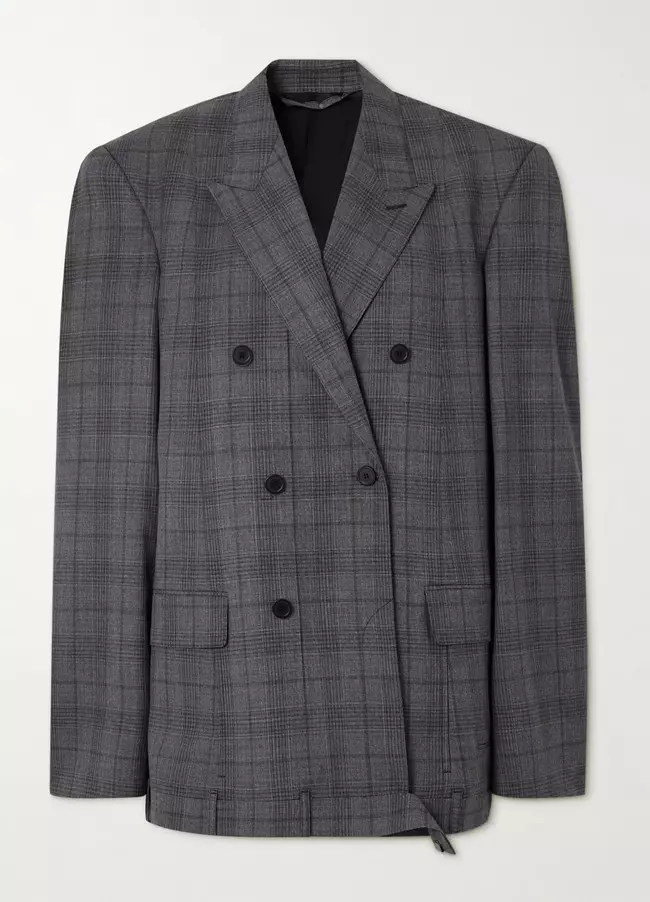 Sacou din lână, Balenciaga, 18.327 lei, www.net-a-porter.com