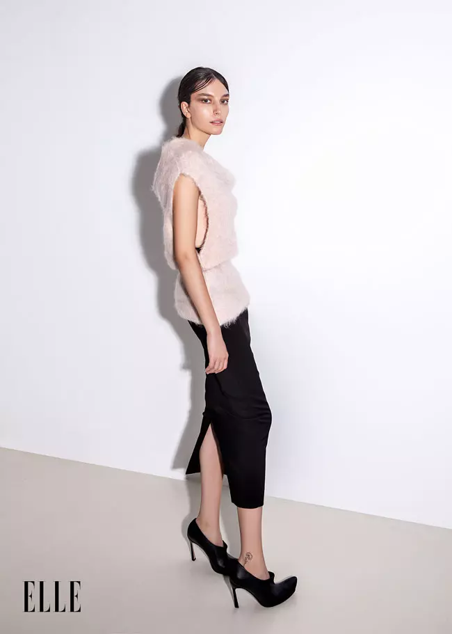 Sportmax - Pulover din lână, fustă din stofă de lână și pantofi din piele, Sportmax, magazinul Max Mara