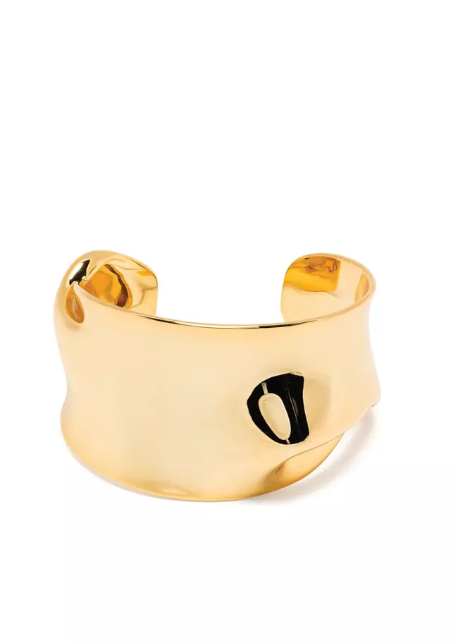 Brățară din alamă placată cu aur, Acler, 293 euro, www.farfetch.com